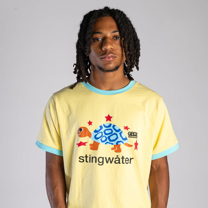STINGWATER(スティングウォーター)| STINGWATER TURTLE T-SHIRT / YELLOW RINGER | スノーボード・スケートボードのTACTICS JAPAN