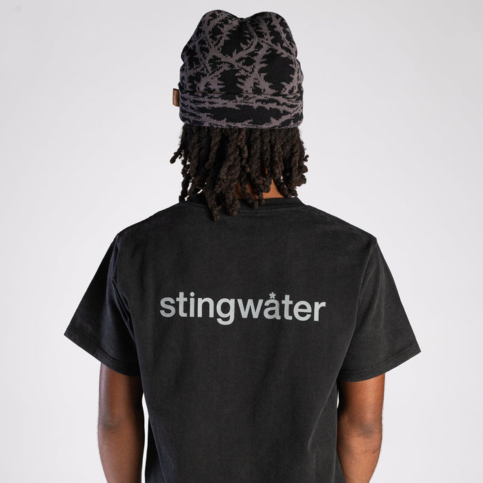 STINGWATER(スティングウォーター)| MINI CRISIS T-SHIRT / FADED BLACK | スノーボード・スケートボードのTACTICS JAPAN