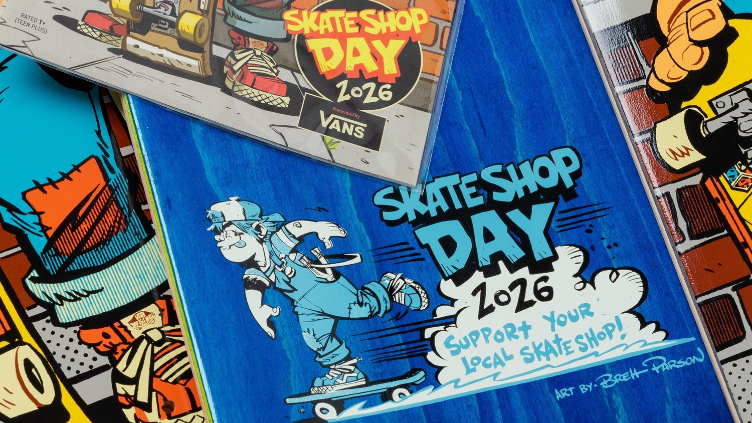 【SSD 2026】SKATE SHOP DAY 限定デッキ 3モデルがリリース！