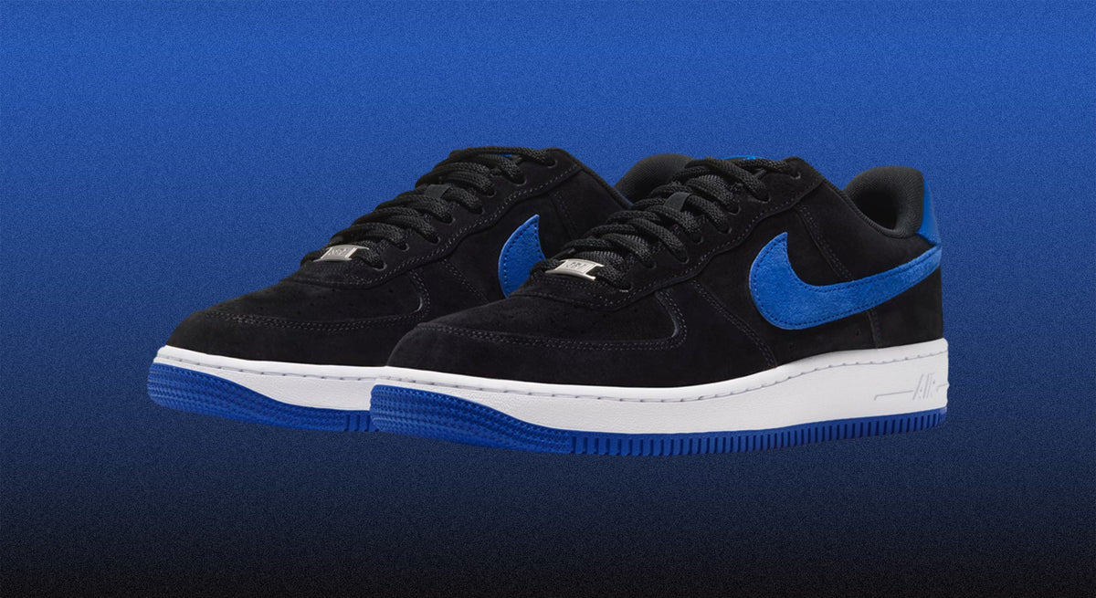 NIKE SB AIR FORCE 1 LOW "BLACK AND GAME ROYAL"