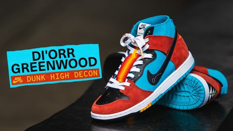 NIKE SB X DI'ORR GREENWOOD DUNK HI DECON  プロダクト スポットライト