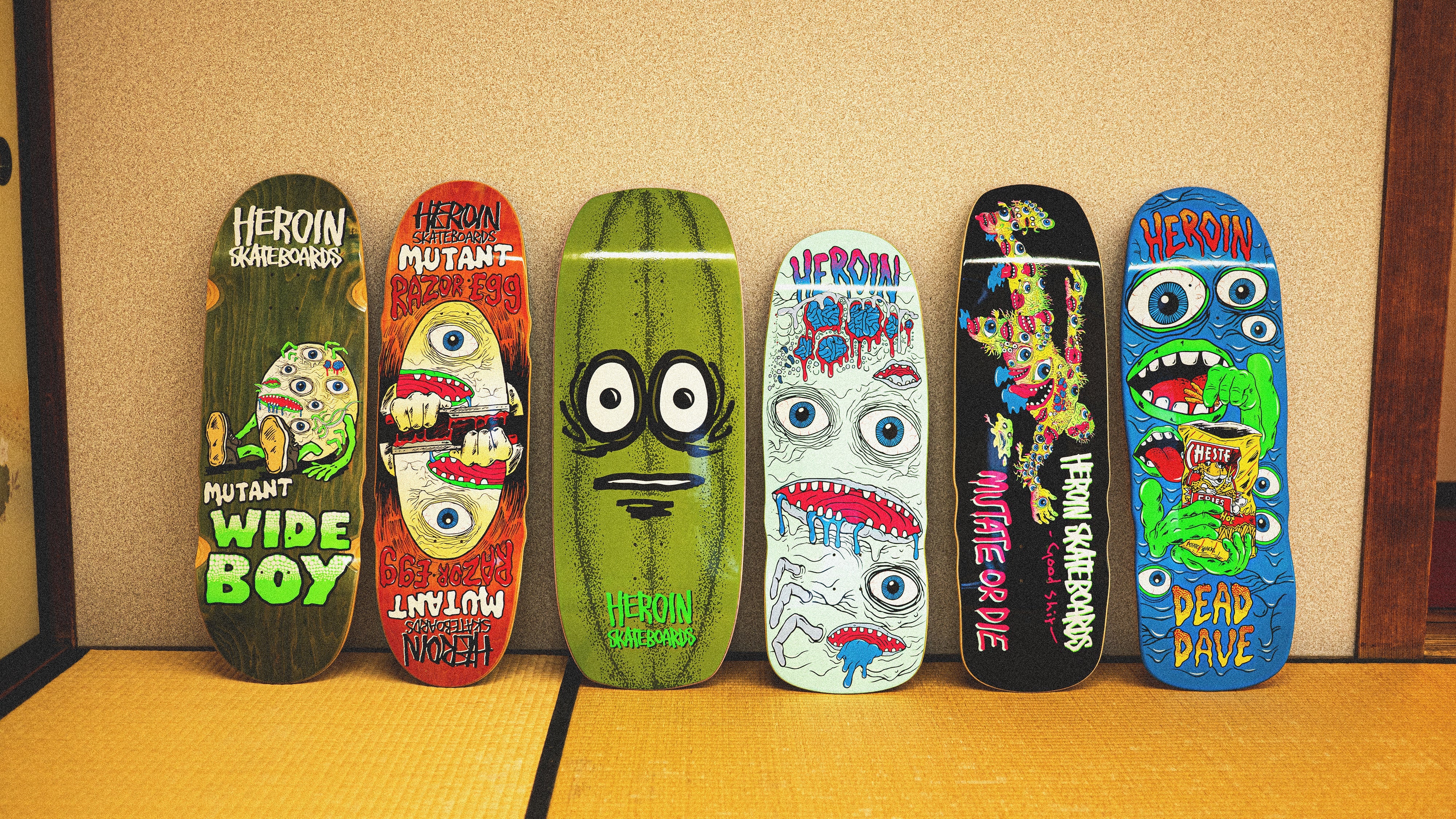 HEROIN SKATEBOARDS FALL25 NEW DECK