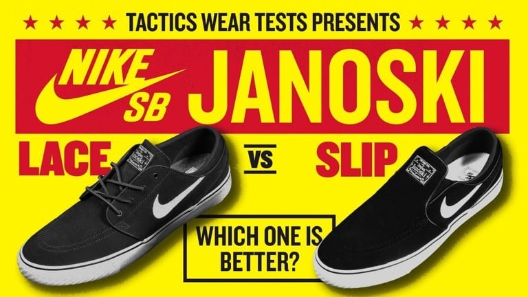 NIKE SB JANOSKI OG レースアップ VS スリッポン どちらが優れてる？