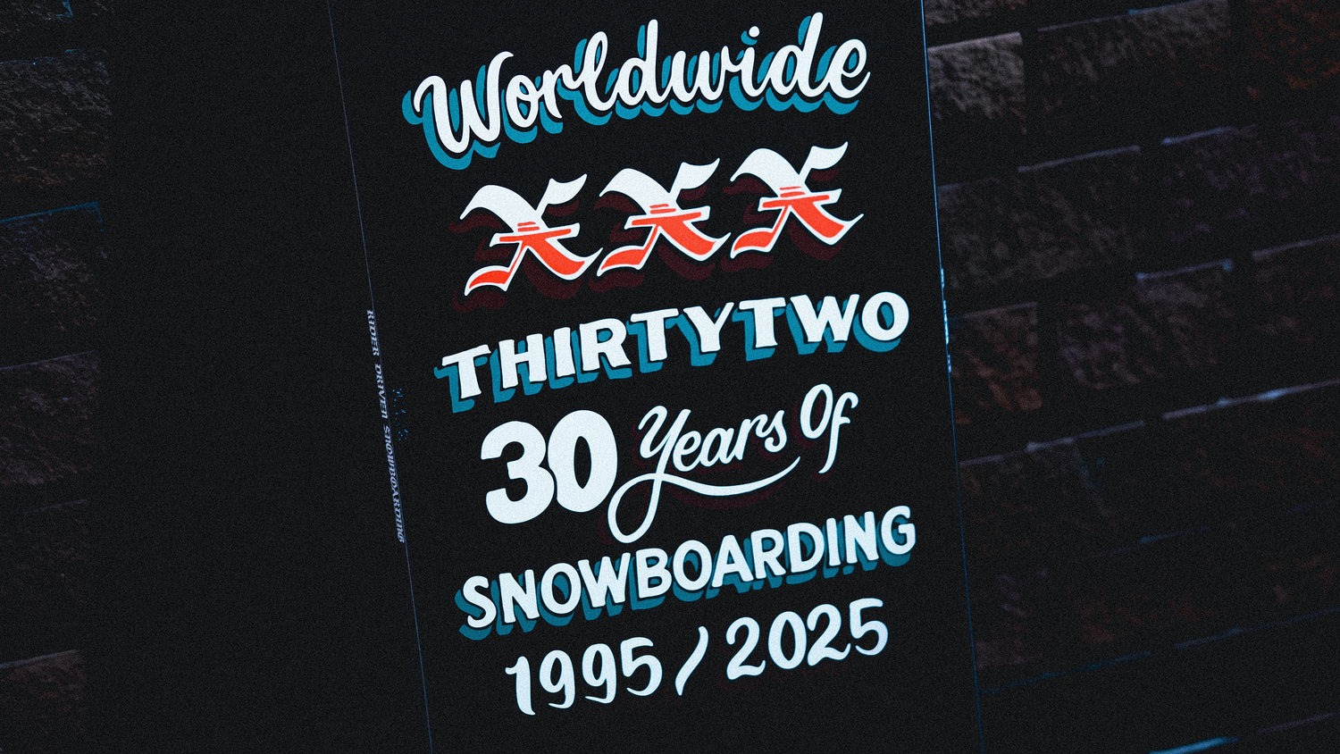 ThirtyTwo | ブランド30年の歴史初となるスノーボードラインが始動