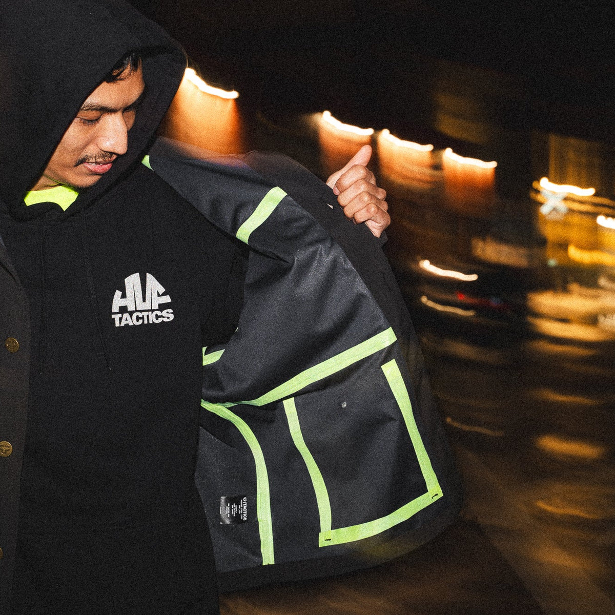 スケートボード HUF TEAM FULL ZIP Fleece 000000030764_QESHY92.jpg