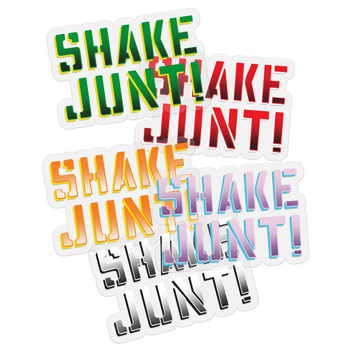 SHAKE JUNT（シェイク ジャント） | SPRAYED STICKER / ORANGE | スノーボード・スケートボードのTACTICS JAPAN
