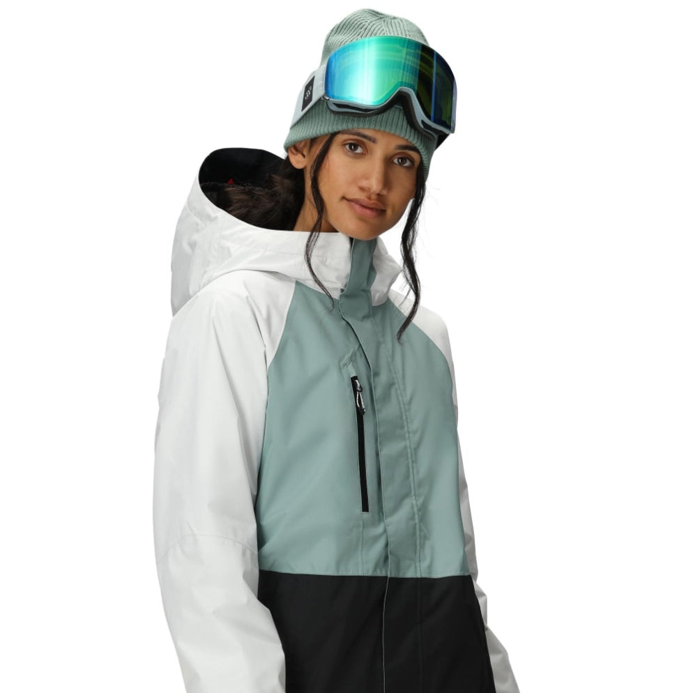 686（シックス エイト シックス）| WOMENS GORE-TEX WILLOW INSULATED JACKET / DUSTY MARINE COLOR BLOCK | スノーボード・スケートボードのTACTICS JAPAN