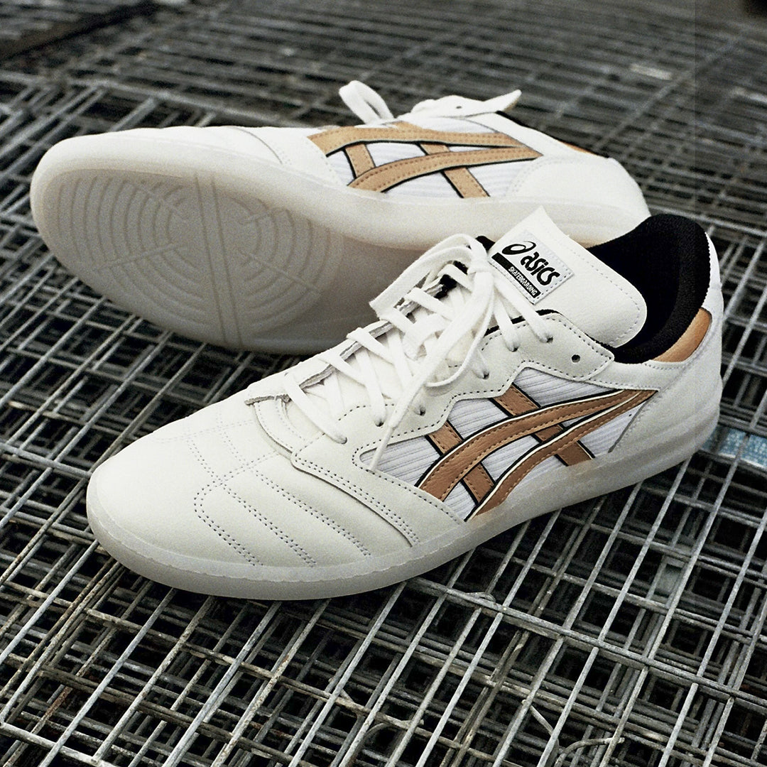 LEGGEREZZA FB(GINO COLLABO) WHITE | ASCICS SKATEBOARDS（アシックス スケートボード) | スケートボード、スノーボードのTACTICS JAPAN
