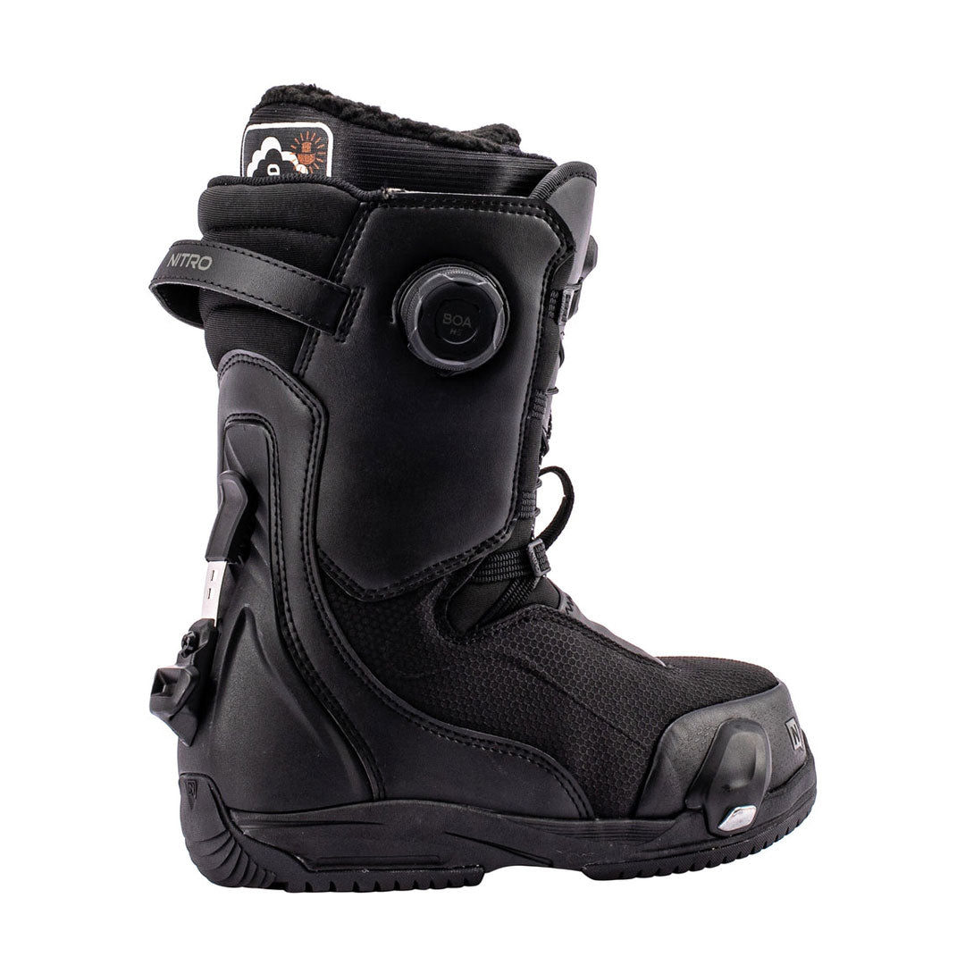 NITRO（ナイトロ）| WOMENS FATE STEP ON TLS SNOWBOARD BOOT 2027 / BLACK | スノーボード・スケートボードのTACTICS JAPAN