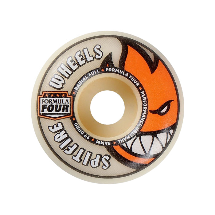 SPITFIRE WHEELS（スピットファイア ウィール）| FORMULA FOUR RADIAL FULL SKATEBOARD WHEELS - 54MM 99DU | スノーボード・スケートボードのTACTICS JAPAN