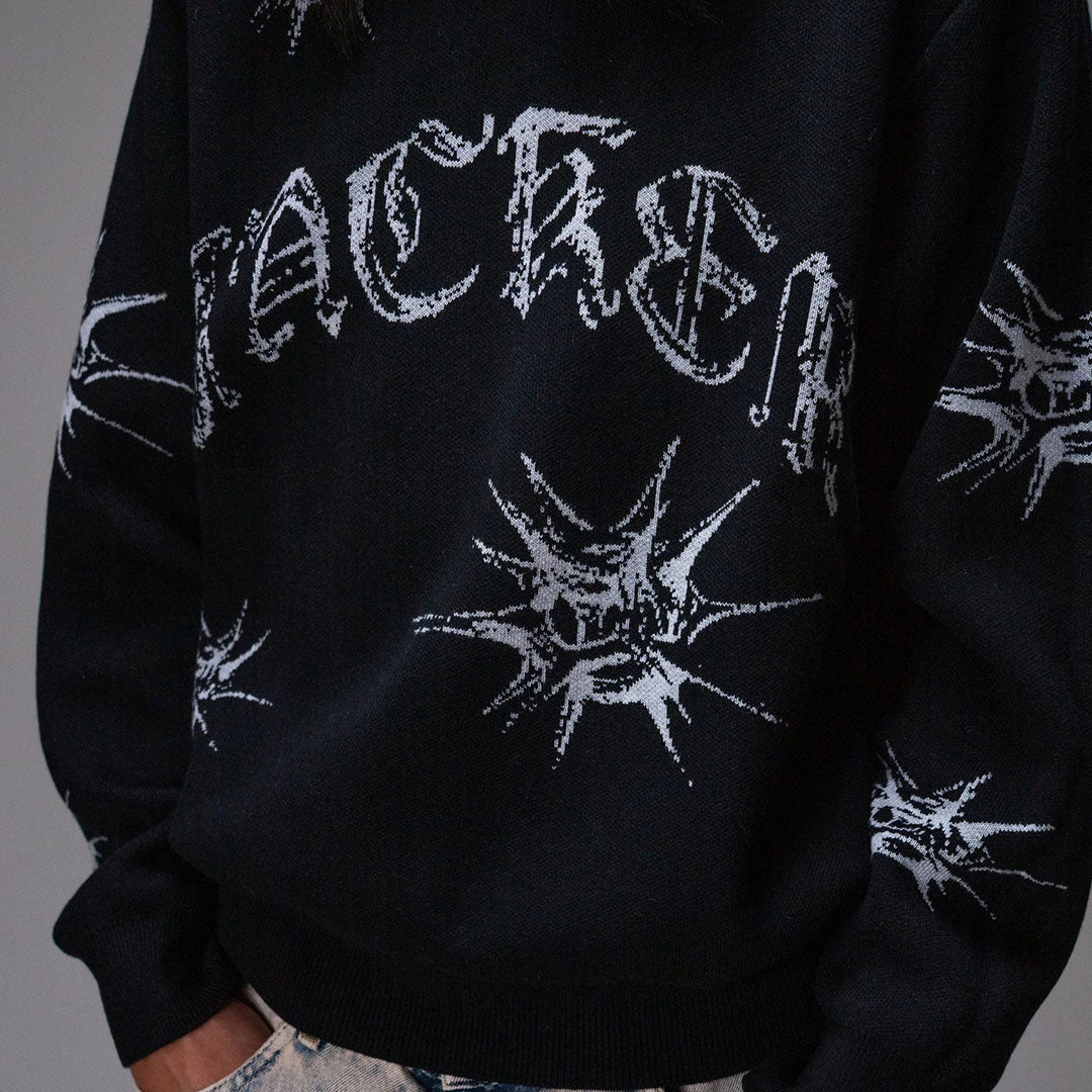 JACKER（ジャッカー）| N°1890 KNIT / BLACK | スノーボード・スケートボードのTACTICS JAPAN