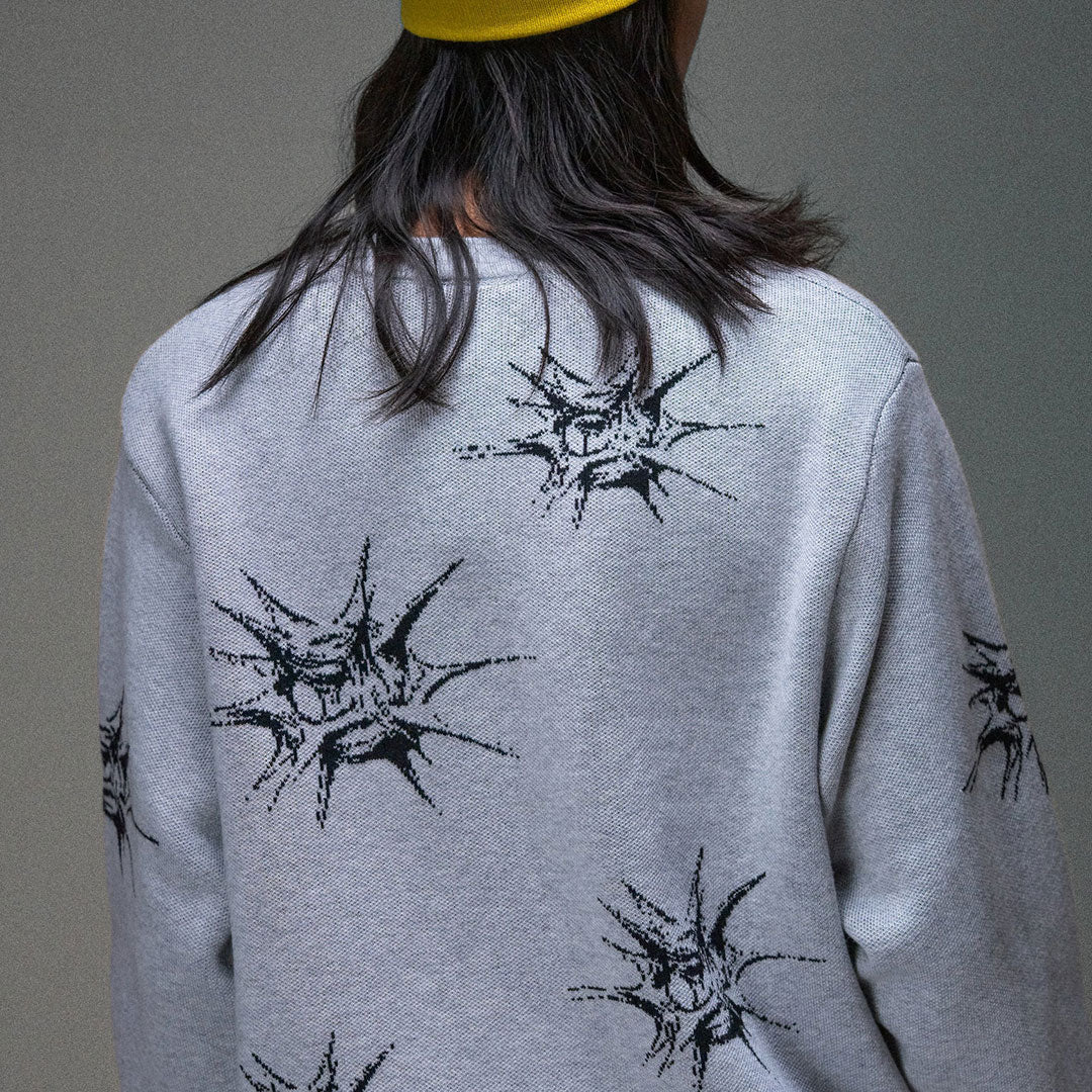JACKER（ジャッカー）| N°1890 KNIT / GREY | スノーボード・スケートボードのTACTICS JAPAN