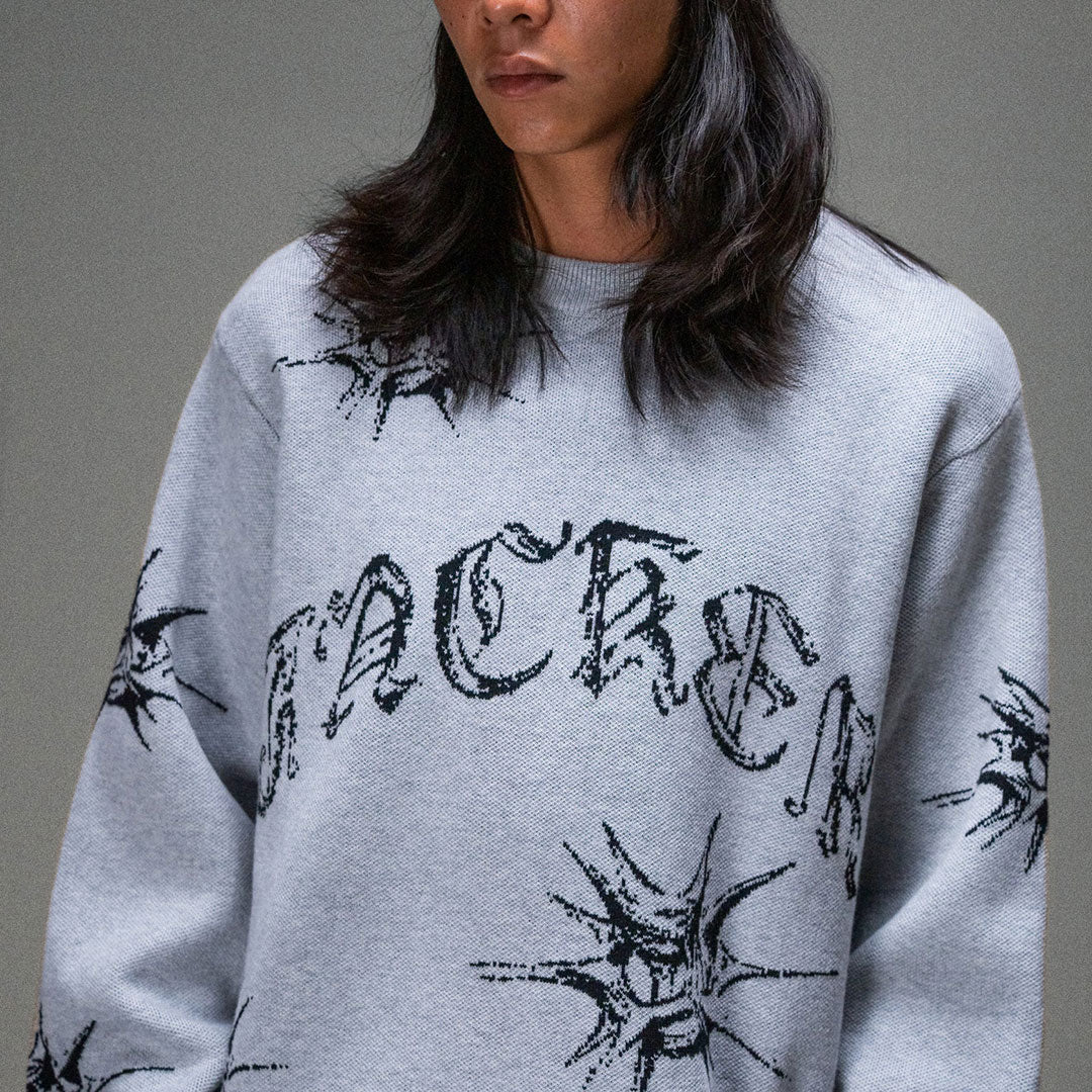 JACKER（ジャッカー）| N°1890 KNIT / GREY | スノーボード・スケートボードのTACTICS JAPAN