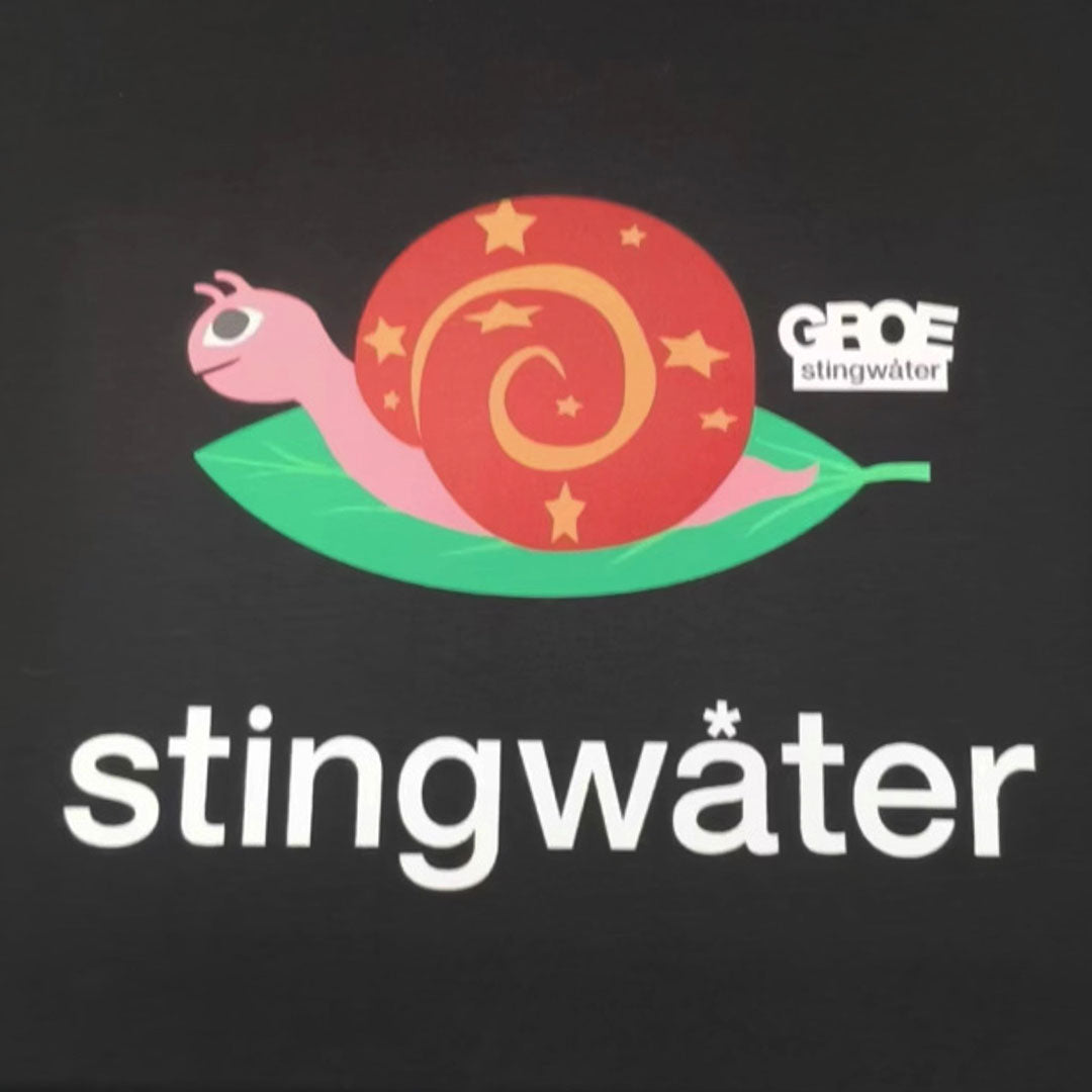 STINGWATER（スティングウォーター）| SNAIL T-SHIRT / BLACK | スノーボード・スケートボードのTACTICS JAPAN