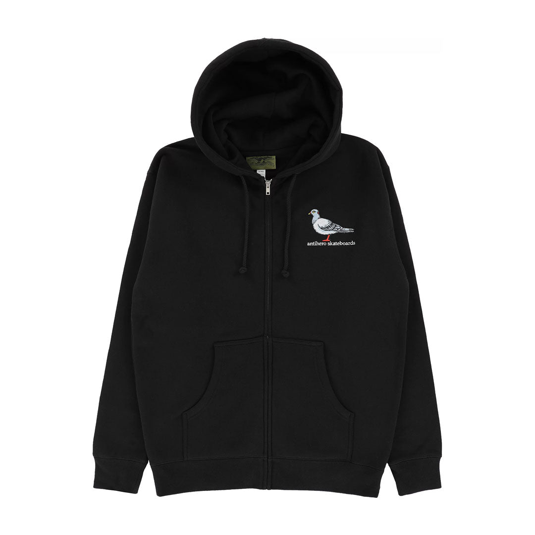 ANTIHERO SKATEBOARDS（アンタイヒーロー スケートボード）| LIL PIGEON EMB L/S ZIP UP SWEAT | スノーボード・スケートボードのTACTICS JAPAN