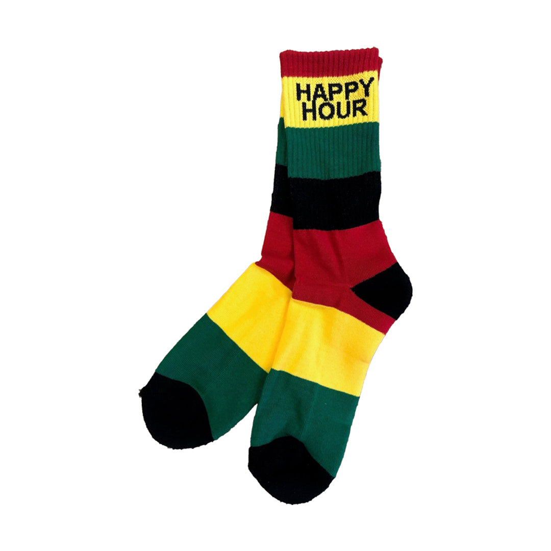 HAPPY HOUR（ハッピーアワー）| STRIPE SOCKS / RASTA | スノーボード・スケートボードのTACTICS JAPAN