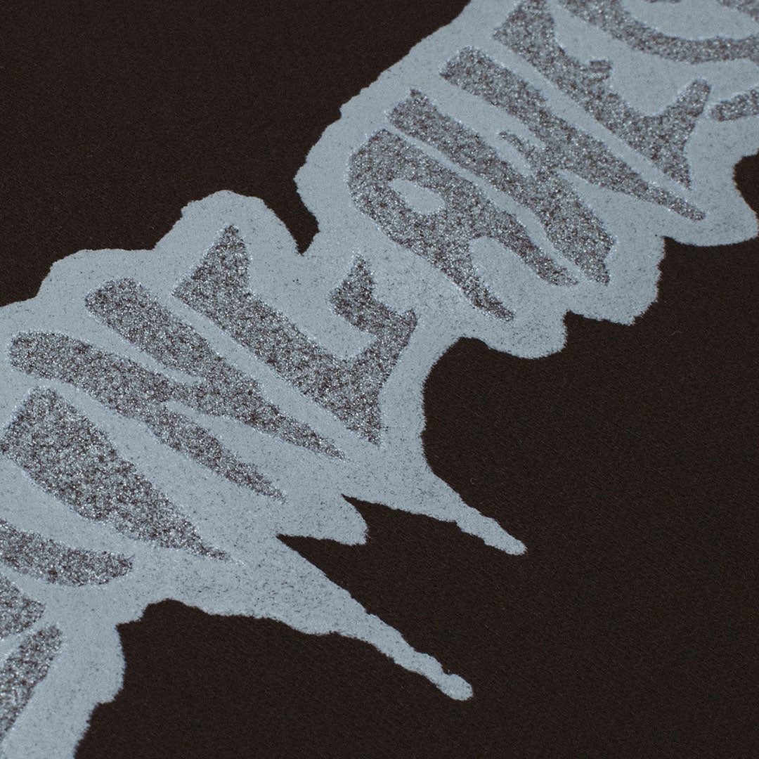 FUCKING AWESOME（ファッキン オーサム）| REFLECTIVE DRIP LOGO HOODIE / BLACK | スノーボード・スケートボードのTACTICS JAPAN