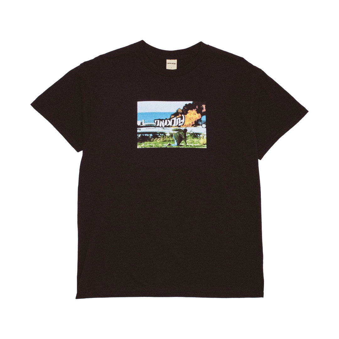 FUCKING AWESOME（ファッキン オーサム）| CAR BURN TEE / BLACK | スノーボード・スケートボードのTACTICS JAPAN
