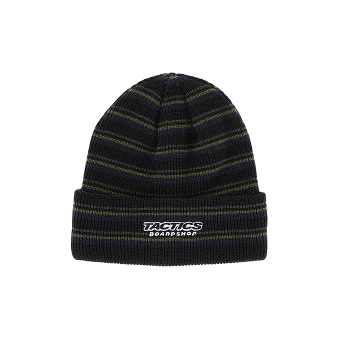 TACTICS（タクティクス）| THROWBACK LOGO BEANIE / GRUNGE STRIPE | スノーボード・スケートボードのTACTICS JAPAN