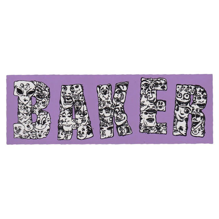 BAKER SKATEBOARDS（ベイカー スケートボード）| GET LOST STICKER / PURPLE | スノーボード・スケートボードのTACTICS JAPAN
