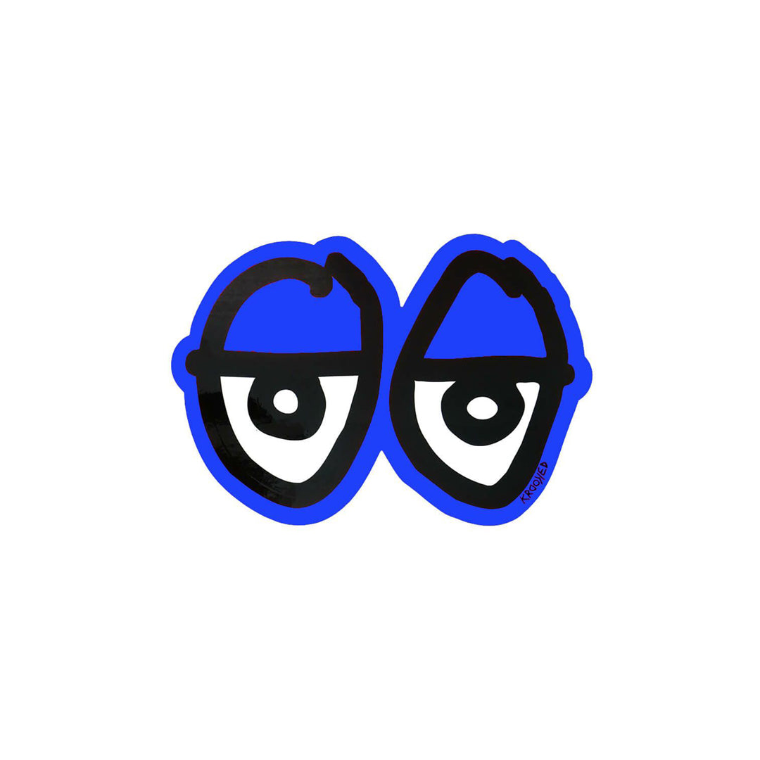 KR EYES DI-CUT STICKER - S / BLUE