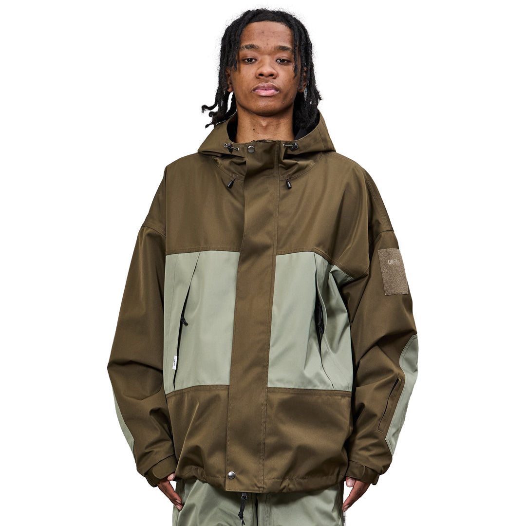 UNFRM（ユニフォーム）| 2WAY MILITARY STORM JACKET / OLIVE/SAGE | スノーボード・スケートボードのTACTICS JAPAN