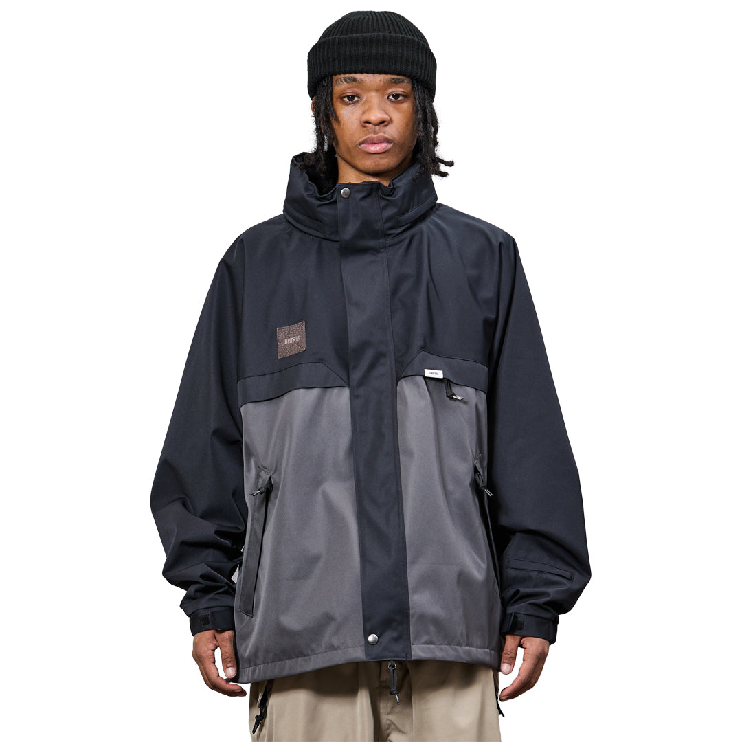 UNFRM（ユニフォーム）| 2WAY POLICEMAN JACKET / BLACK/CHARCOAL | スノーボード・スケートボードのTACTICS JAPAN