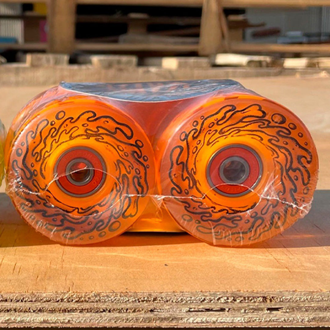 SLIME BALLS WHEELS（スライム ボール ウィール）| OG SLIME LIGHT UPS W/ORENGE LED AND BEARINGS - 60MM 78A | スノーボード・スケートボードのTACTICS JAPAN