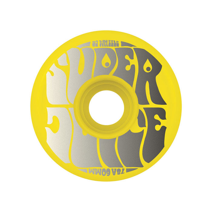OJ WHEELS（オージェイ ウィール）| SUPER JUICE NEON YELLOW SKATEBOARD WHEELS - 60MM 78A | スノーボード・スケートボードのTACTICS JAPAN
