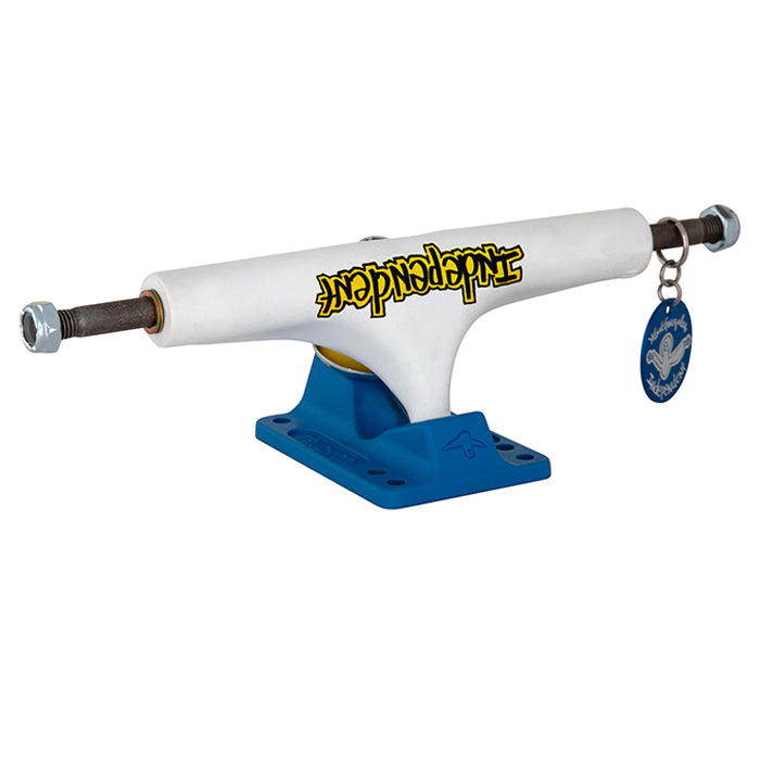 INDEPENDENT TRUCKS（インディペンデント トラック）| STAGE4 MARK GONZALEZ FLAT WHITE/BLUE | スノーボード・スケートボードのTACTICS JAPAN