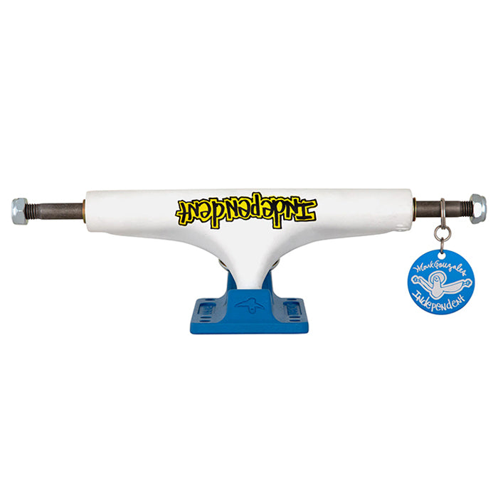 INDEPENDENT TRUCKS（インディペンデント トラック）| STAGE4 MARK GONZALEZ FLAT WHITE/BLUE | スノーボード・スケートボードのTACTICS JAPAN