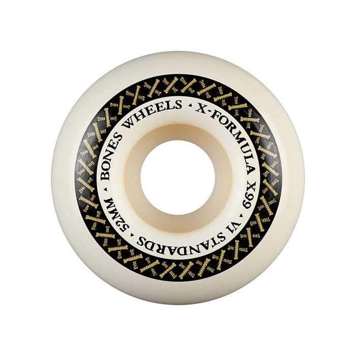 BONES（ボーンズ）| X-FORMULA V1 STANDARD SKATEBOARD WHEELS - 52MM 99A | スノーボード・スケートボードのTACTICS JAPAN