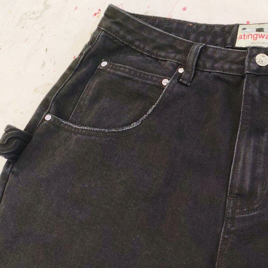 STINGWATER（スティングウォーター）| BIG GROE JEANS / BLACK | スノーボード・スケートボードのTACTICS JAPAN