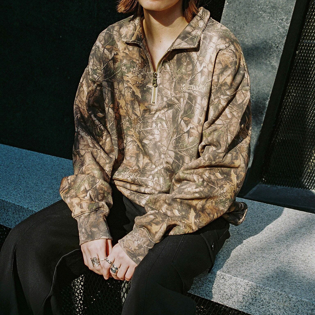 NOMADIK（ノマディック）| HALFZIP CREW / REALTREE CAMO | スノーボード・スケートボードのTACTICS JAPAN