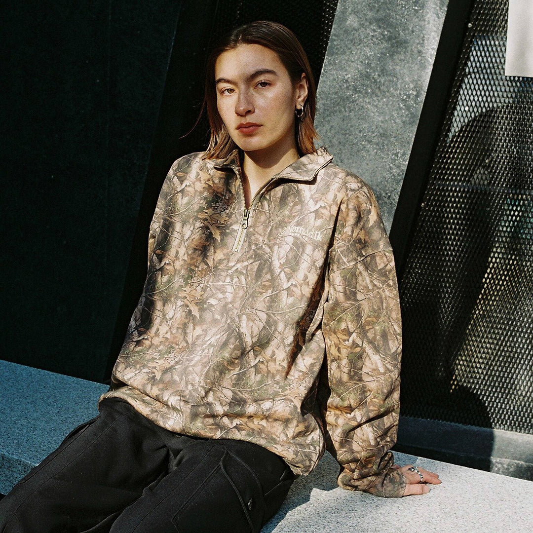 NOMADIK（ノマディック）| HALFZIP CREW / REALTREE CAMO | スノーボード・スケートボードのTACTICS JAPAN