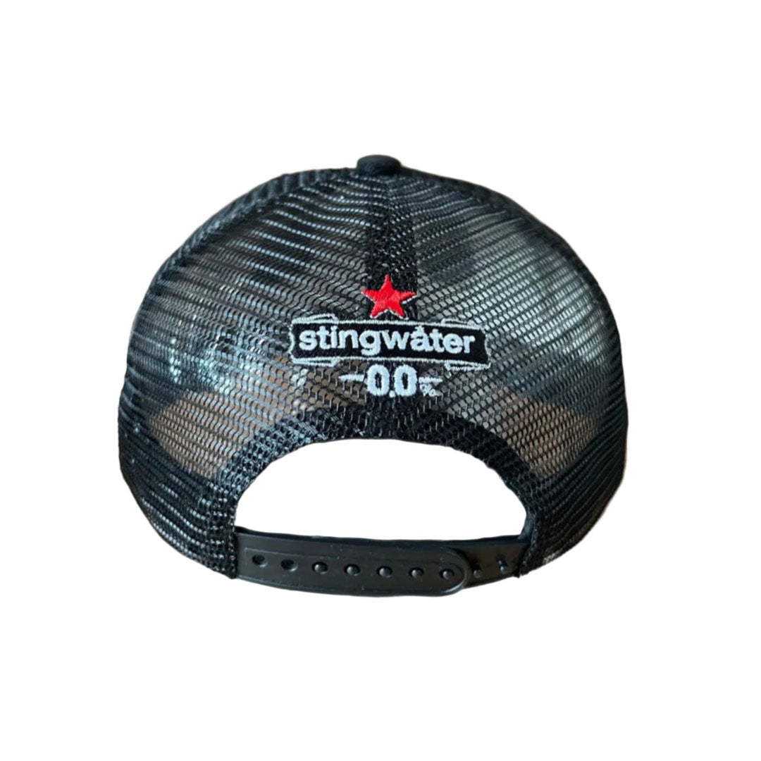 STINGWATER（スティングウォーター）| FUTURE DRUGS TRUCKER HAT / BLACK | スノーボード・スケートボードのTACTICS JAPAN