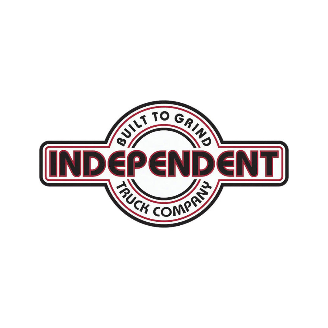 INDEPENDENT TRUCKS（インディペンデント トラック）| BTG BAUHAUS STICKER 4IN X 2.1IN | スノーボード・スケートボードのTACTICS JAPAN