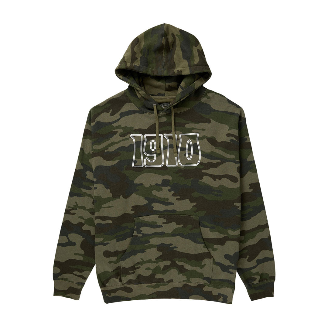 1910（ナインティーテン）| HEROS NEVER DIE PULLOVER HOODIE / CAMO | スノーボード・スケートボードのTACTICS JAPAN