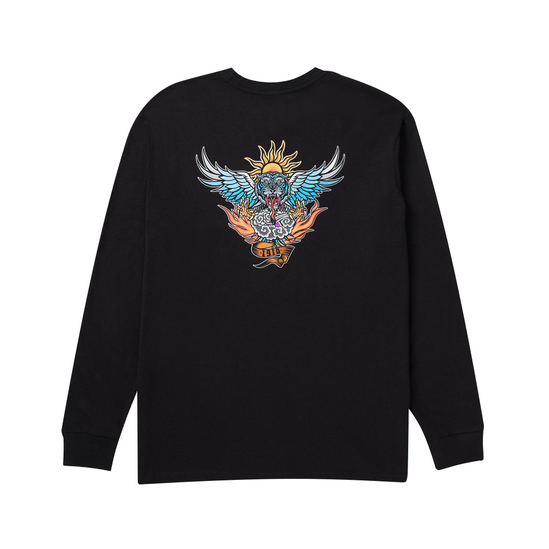 1910（ナインティーテン）| DEATH FROM ADOBE LS TEE / BLACK | スノーボード・スケートボードのTACTICS JAPAN