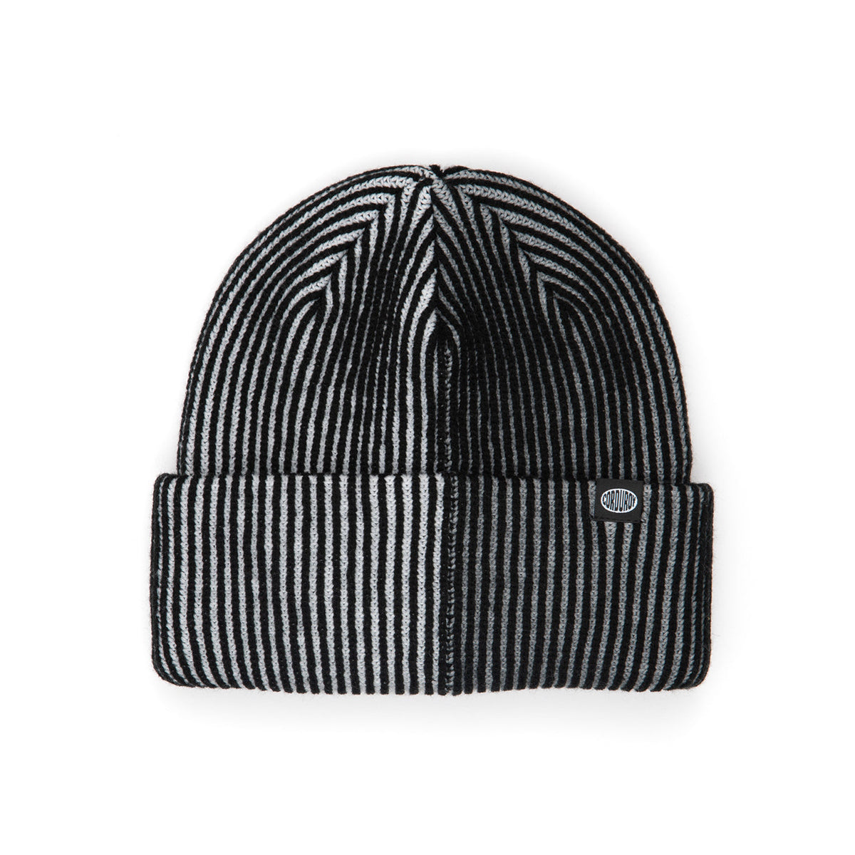 CORDUROY（コーデュロイ）| 50 50 CORD BEANIE BLACK | スノーボード・スケートボードのTACTICS JAPAN