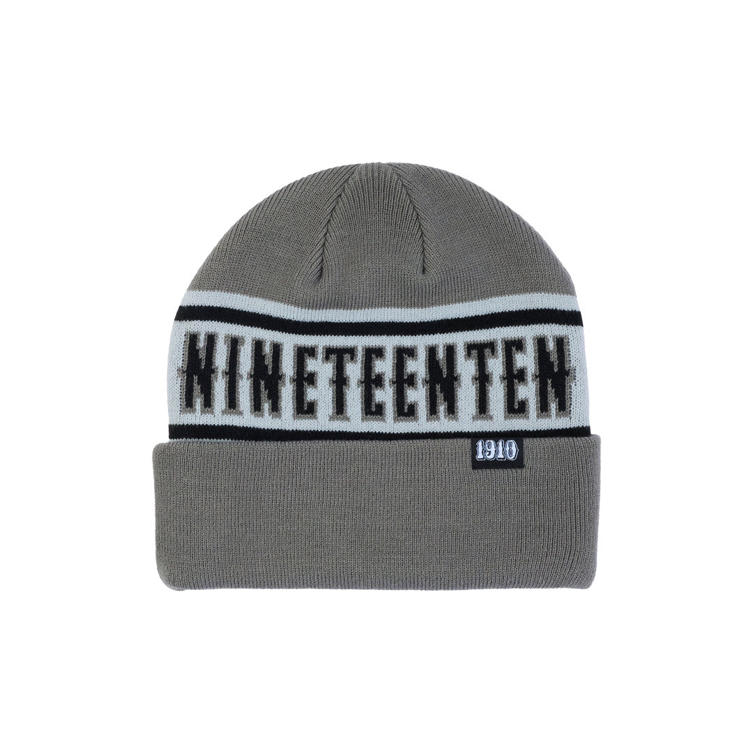 1910（ナインティーンテン）| HI CARD BEANIE / CHACOAL | スノーボード・スケートボードのTACTICS JAPAN