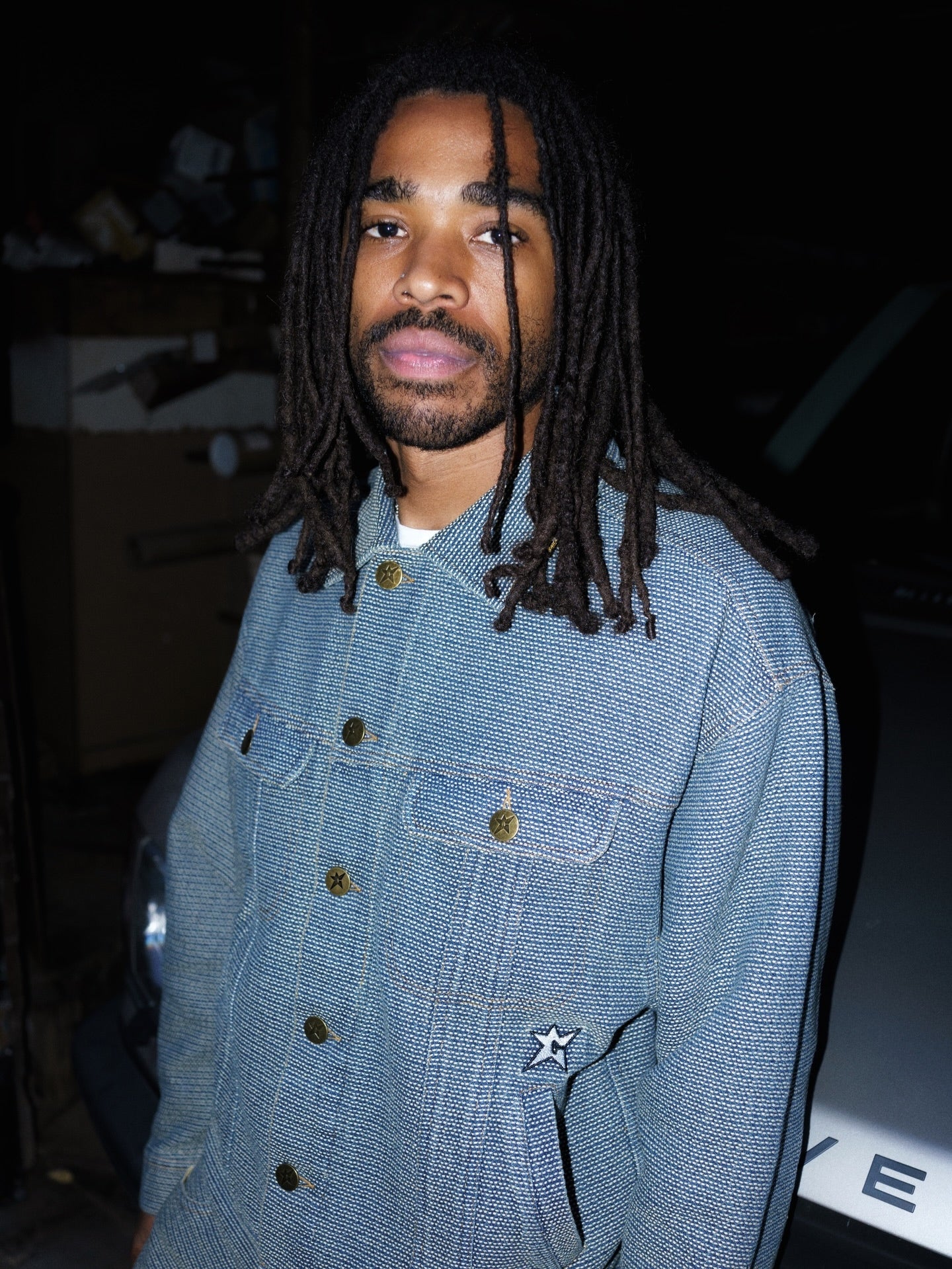 INTERLOCK STITCH DENIM JACKET