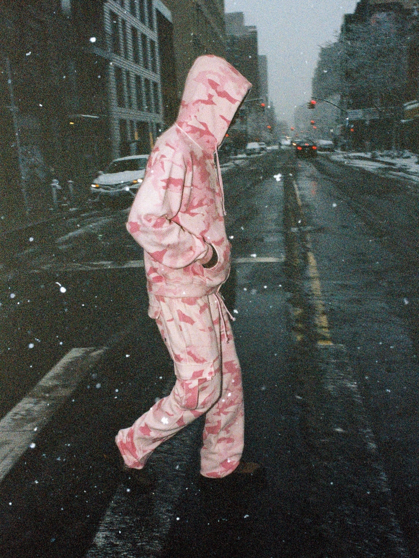 C-STAR DOUBLE ZIP THERMAL HOOD / PINK CAMO