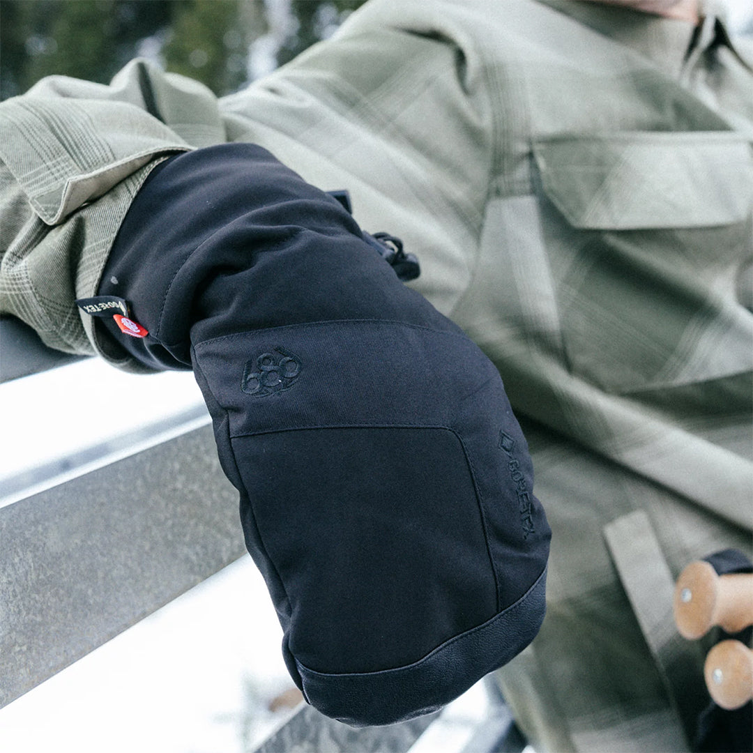 686 （シックス エイト シックス） | GORE-TEX LINEAR MITT / BLACK | スノーボード・スケートボードのTACTICS JAPAN