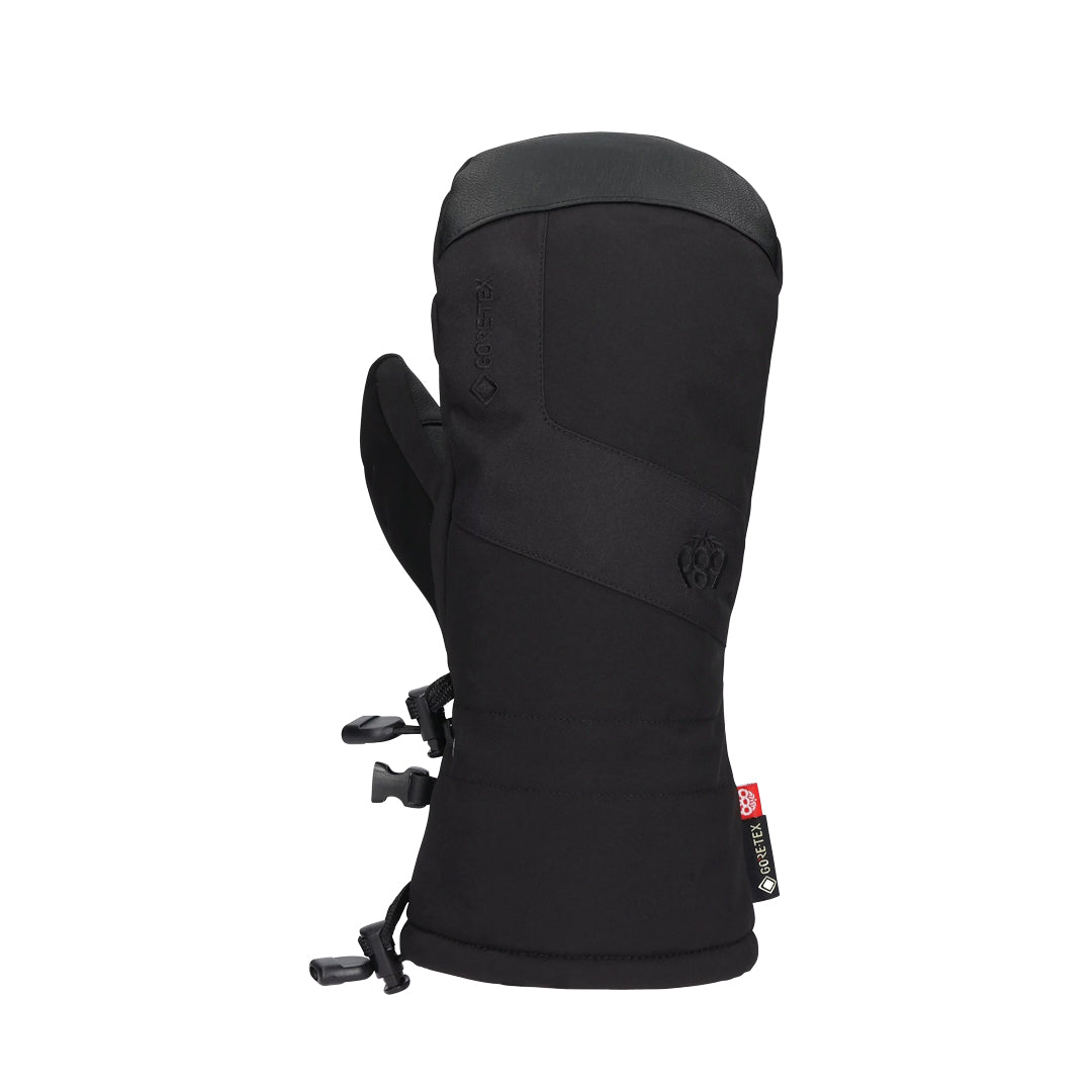 686 （シックス エイト シックス） | GORE-TEX LINEAR MITT / BLACK | スノーボード・スケートボードのTACTICS JAPAN