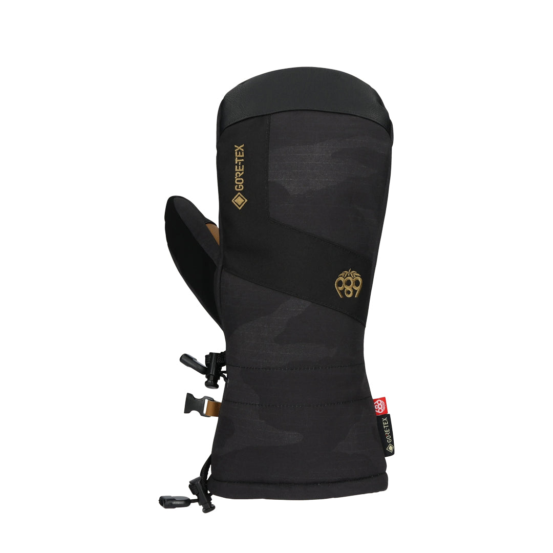 686 （シックス エイト シックス） | GORE-TEX LINEAR MITT / BLACK CAMO | スノーボード・スケートボードのTACTICS JAPAN