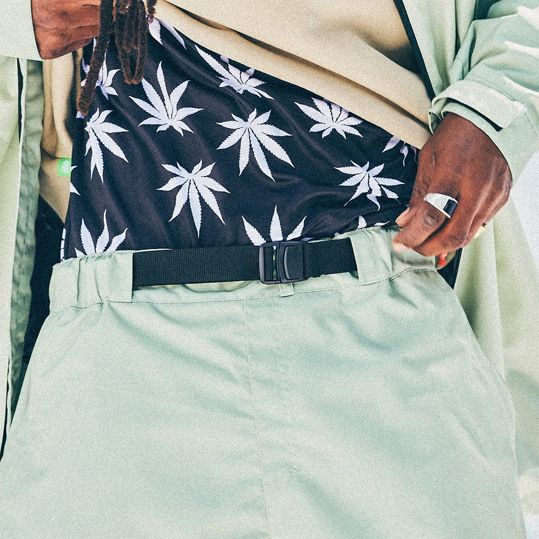 686 （シックス エイト シックス） | 686 X HUF DOUBLE H SHELL PANT / HUF GREEN COLORBLOCK | スノーボード・スケートボードのTACTICS JAPAN
