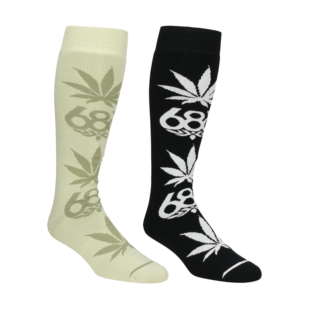686 （シックス エイト シックス） | 686 X HUF SOCKS 2PACK / MULTI | スノーボード・スケートボードのTACTICS JAPAN