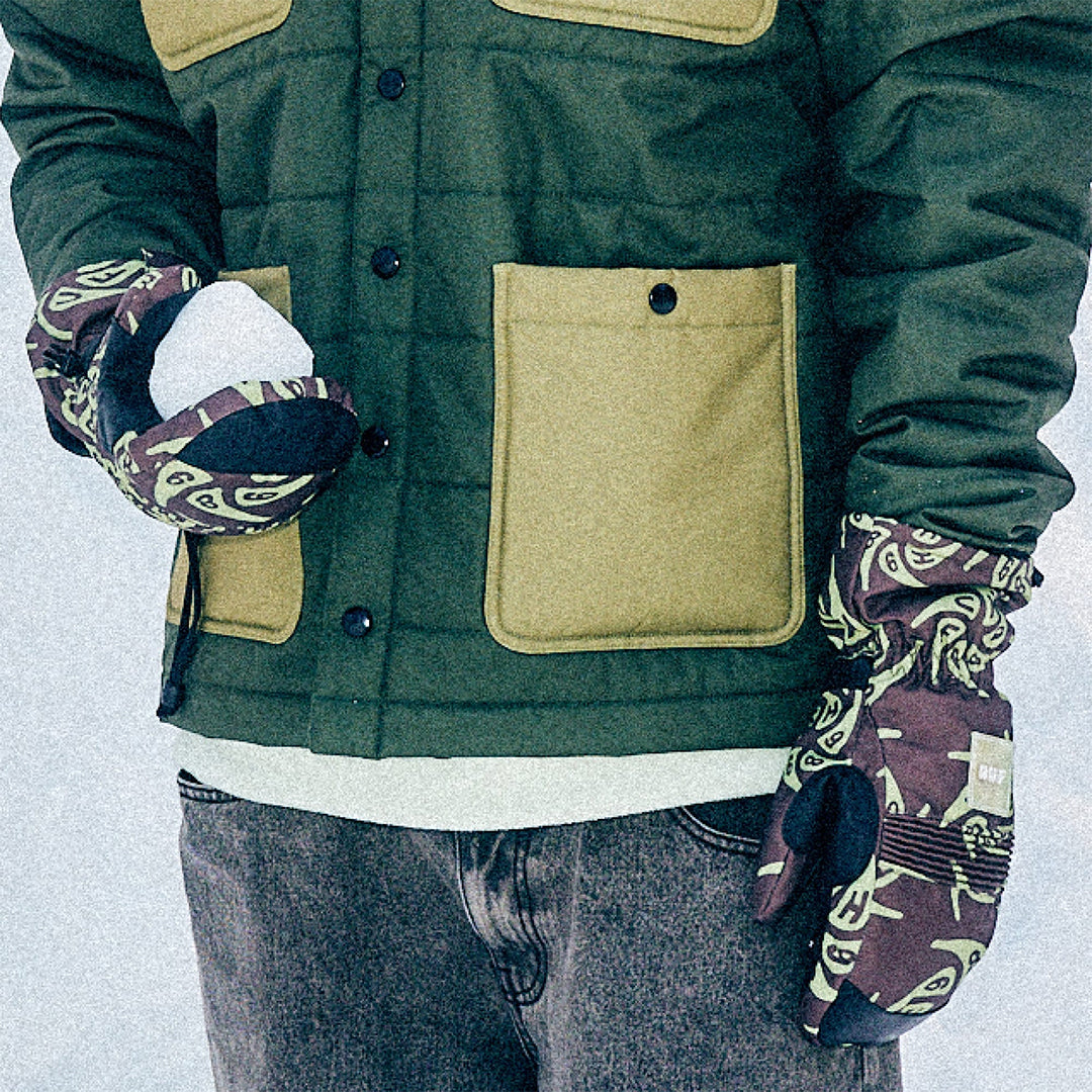 686 （シックス エイト シックス） | 686 X HUF LANDER MITT / HUF SWIRL | スノーボード・スケートボードのTACTICS JAPAN