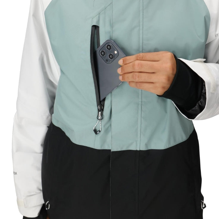 686（シックス エイト シックス）| WOMENS GORE-TEX WILLOW INSULATED JACKET / DUSTY MARINE COLOR BLOCK | スノーボード・スケートボードのTACTICS JAPAN